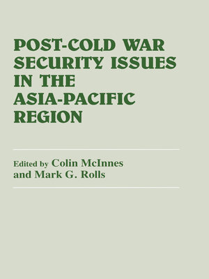 cover image of Post-Cold War Security Issues in the Asia-Pacific Region